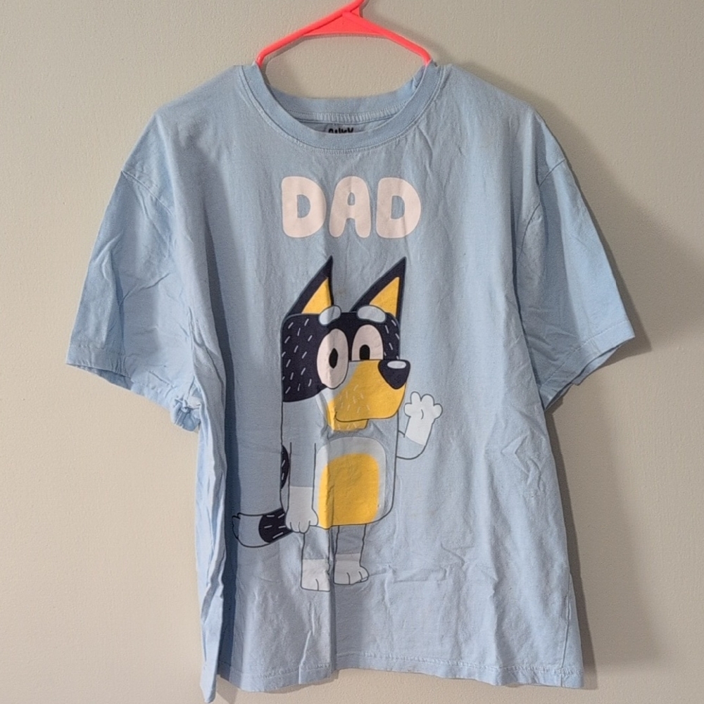 Bluey Adult DAD T-Shirt with Cartoon Design